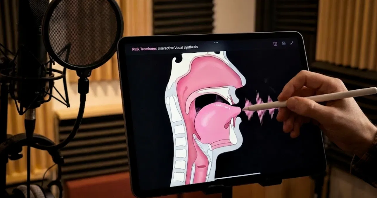 Simulatore vocale con anatomia della gola