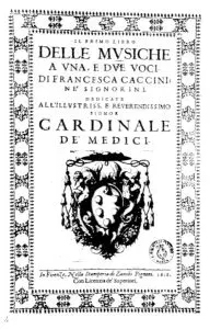 francesca caccini musiche