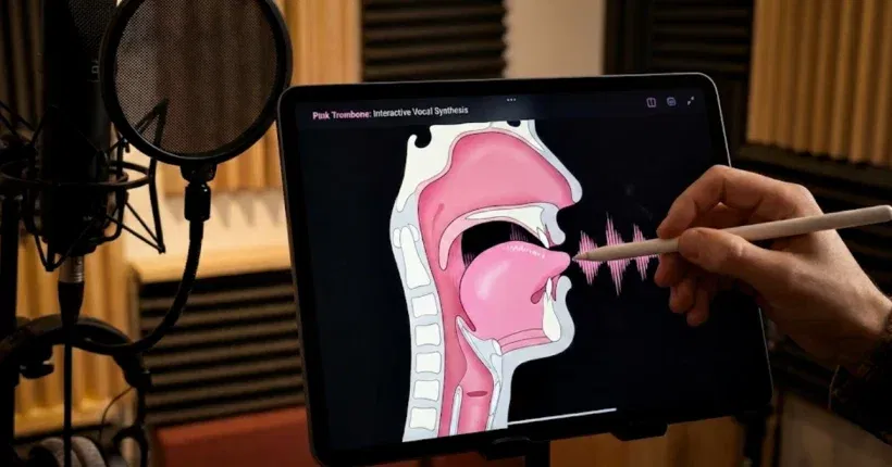 Simulatore vocale con anatomia della gola