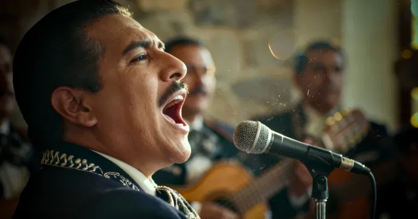 352 mariachi che suonano e cantano in Plaza Garibaldi al tramonto, storia dei mariachi e canto collettivo352 mariachi che suonano e cantano in Plaza Garibaldi al tramonto, storia dei mariachi e canto collettivo